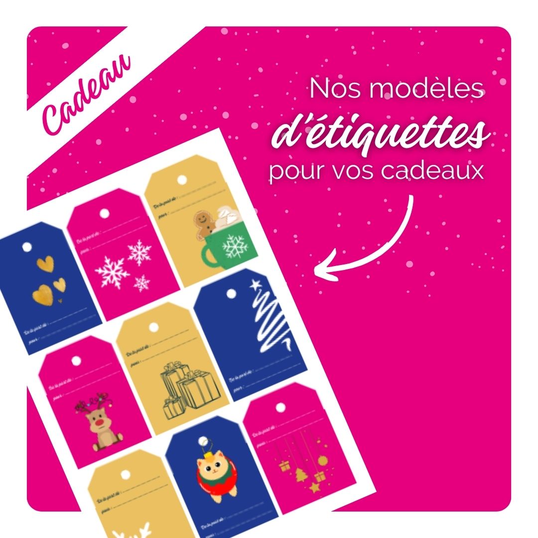 Modèles d'étiquettes de Noël